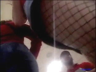 You can see panties of slut's in up skirt video