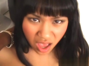 Gorgeous Asian babe with a juicy ass getting rocked by her man