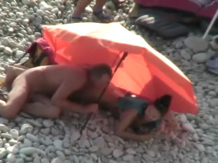 Nudists Spied On The Beach