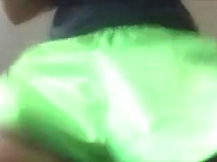 129 VIETNAM O NYLON SATIN SHORTS COCK OUT GYM