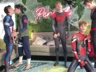 Avengers Orgy - Halloween Group