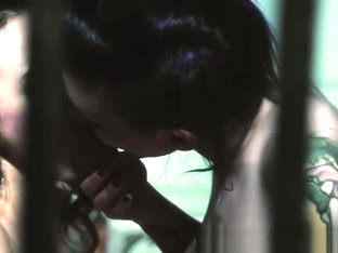 Busty Prison Lesbian Pussylicked And Fingered