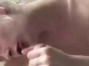 Cute Girlfriend Craves Her Man's Cum In Her Face Gap