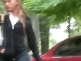Amazing Schoolgirl Blonde Upskirt Video