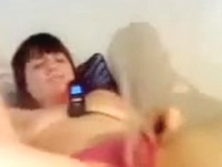 Pleasing my hairy twat with a toy