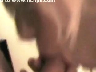 Blonde Girl Comes Home From Work And Relaxes With A Blowjob