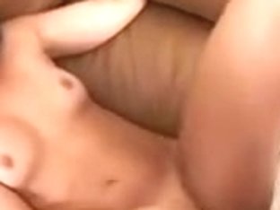 Dark Brown with tiny titts gives head and sucks schlong