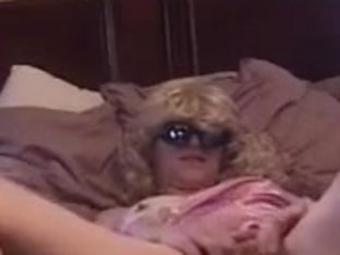 Ann showing her smooth silky moist slit