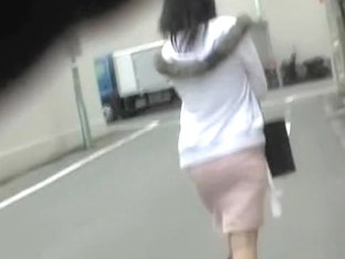 Street Sharking With Japanese Princess Having Her Skirt Taken Masterly