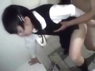 Japanese Student Fuck In The Toilet