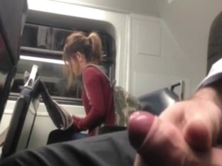 Chinese Girl Looking At My Cock At The Bus