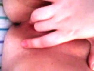 Self taped breasty fingering