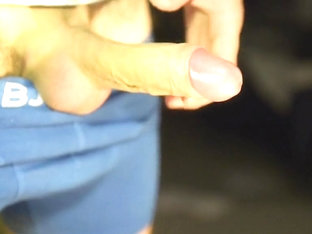 Wanking my uncut dick