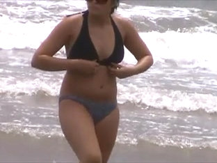 Candid Big Wet Jiggly Tits, Beach Boobs 55