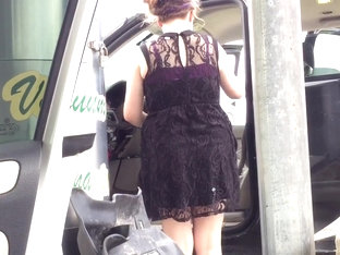 Car Wash Babe Black Dress 1