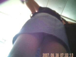 44.upskirt2011 - Again White Pantie!