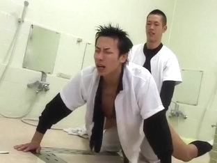 Enema and Japanese gay sex