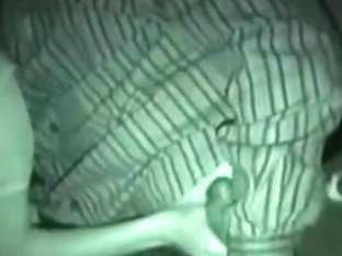 French Slut Gives 2 Friends A Nightvision Handjob