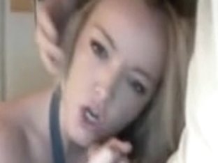 Blonde Slut Amateur Blow Job Video