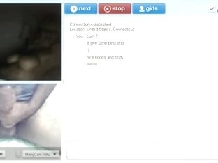 Chatrandom : Asking A Blonde to just see me cum