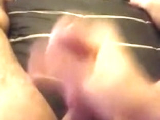 Masturbating curved dick! And cum...