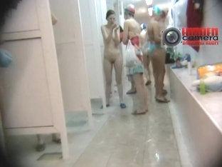 Experienced Babes In A Public Shower Caught On A Spy XXX Cam