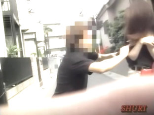 Instant Top Sharking Attack With Tall Attractive Japanese Slut Being Caught Of Her Guard