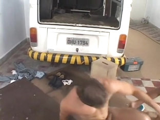 TS Hot Miriany Ribeiro gets fucked hard by Paulo..