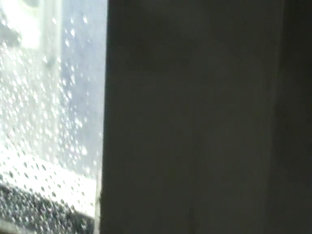Topless Girl In Jeans With Wet Head On Window Voyeur Video