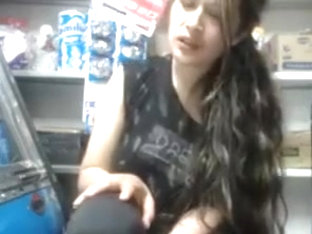 college girl masturbates at work 5