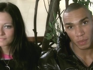 Aurora in gal gets picked up and has sex in restroom