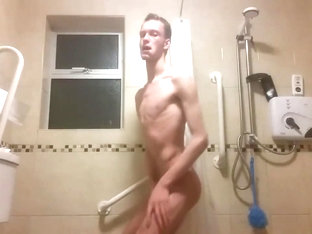 extremely skinny teen masturbates and takes a steamy shower (sexy body)