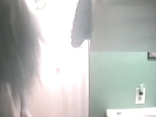 Flashing Her Boobs And Her Pussy In Shower On Spy Cam