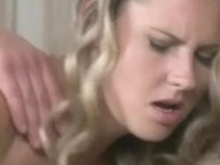 Lovely Blonde Fucked And Toyed At The Same Time
