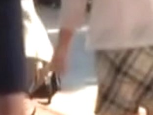 Short Asian Got Skirt Sharked After Passing Bunch Of People