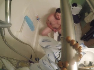 guy finds shower spy cam and masterbate teases