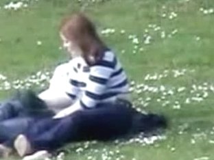 Voyeur Captures Hand Job At The Park