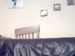 Lustful non-professional pair fuck in living room