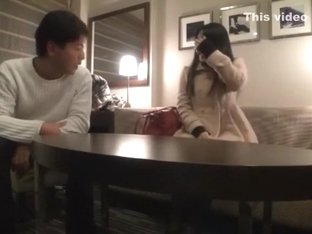 hot japanese trying out 3p