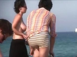 Nudism Beach Clip Cutie Spied On Voyeur Camera