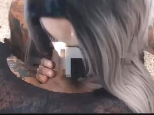 Inked Trans Chick Gives a Hot POV Blowjob