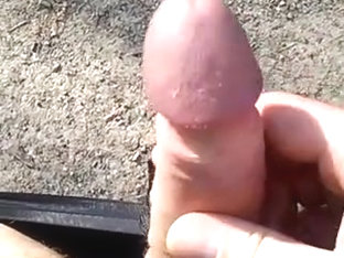 Masturbate And Cum In Wood