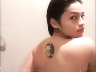 Shiela snow big boobs shower