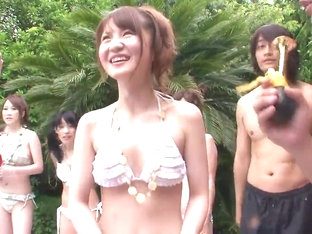 Crazy Japanese Pool Party With Lots Of Naughty Girls