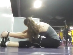 Flexible Girl Does Her Stretching