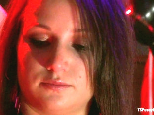 Kinky Bar Getting Glory Hole Mouth Fucked by Sweet Transexual Cock