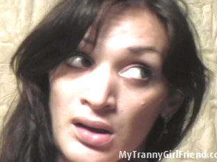 MyTrannyGirlfriend: couple is fucking on the bed