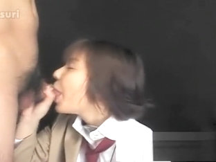 Kinky Japanese Schoolgirl Can't Get Enough Hot Semen On Her Cute Face