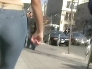 Awesome Tooshie And Legs In The Street Candid