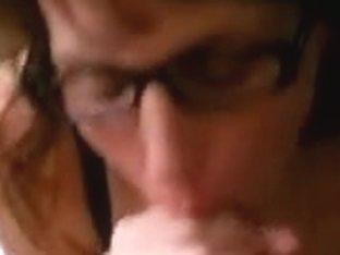 Cock Sucking Cougar With Glasses
